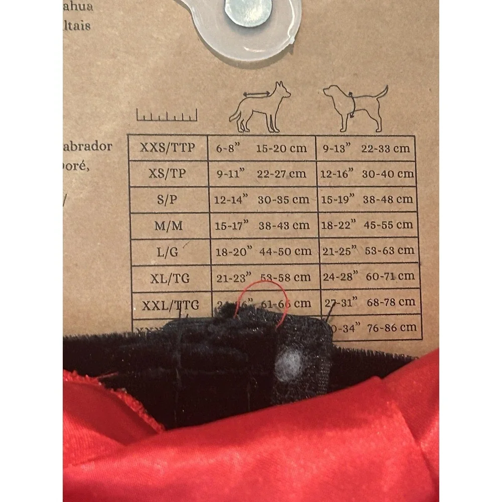 Witch Crafters Red Riding Hood Dog Costume – Size M – Cape + Dress NEW‎